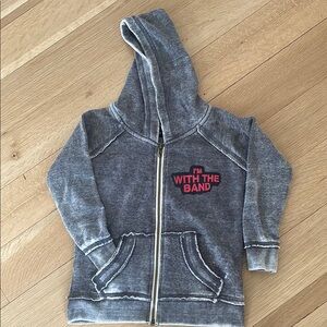 Vintage Havana: Kids Gray Hoodie - I'm With The Band